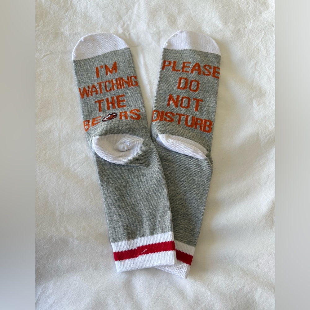 TSOTMO | One Size | Chicago Bears Football Socks Please Do Not Disturb